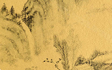 毛燕萍拟龚贤山水册并撰题诗一首之一 毛燕萍 当代