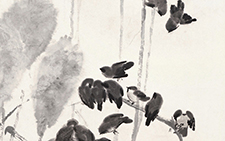 月乍明 汤文选 当代 136cm×67cm 1984 年