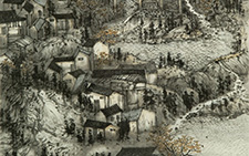 一犁烟色雨初晴 程灿 当代 180X90cm 2009年