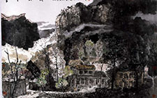 暮云初收 王跃奎 当代 45x68cm 2009年