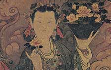 书画高清-托花天女 法海寺壁画 明代