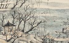 园林一角系列一 程灿 当代 142X37cm 2014年