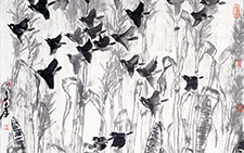 秋歌 刘文孝 当代 90x120