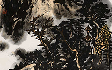 国画作品18 邹梦德 当代 67x137
