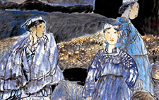 远山(2) 孔紫 当代 68x68cm1994