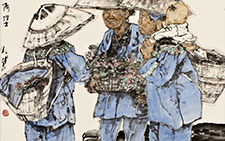 国画作品10 孔紫 当代