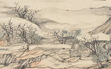 梦底乡山系列二 程灿 当代 142X37cm 3 2013