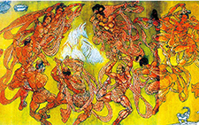 《丝绸之路》1 杨晓阳 当代 370cm×4600cm 1993年