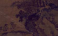 书画图文-山水图轴 戴进 明代 北京故宫博物院藏