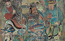 书画图文-白虎星君（三清殿南壁西侧） 元代