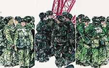 新高原-冬训 孔紫 当代 2009 252cmx316cm
