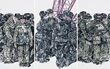高原红—冬训 孔紫 当代 2009 252cmx316cm 北京庆祝新中国成立60周年文艺作品 佳作奖