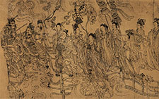 书画高清-八十七神仙卷 佚名 唐代 绢292×30