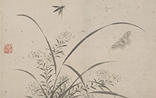 书画高清-花蝶草虫十开 杜大成 明代