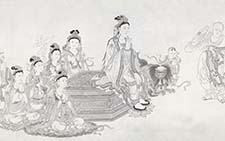 崔自默临《维摩演教图》 崔自默 当代 59x490cm 2010年