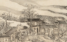 苏园写生 程灿 当代 手卷 360X43cm 2013