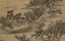 书画图文-仿古四季山水 王翚 清代