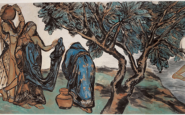 印度元素 范扬 当代 580× 200cm 纸本设色 2006年