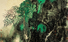 国画作品6 周松竹 当代