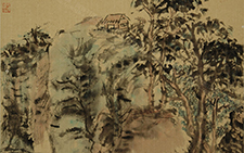 人世有佳景 马啸 当代 纸本 设色 48x38cm 2002年
