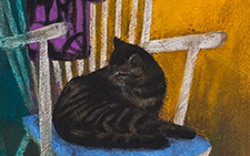 满庭芳－8 王伯勋 当代 70×50cm 板上纸本矿物质色粉2012年 私人收藏