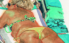 南欧行人物2 杜大恺 当代 48×37cm 2011