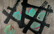 碧桃佳话 曾迎春 当代 96cmx120cm 1995年