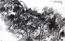 跨里村居 付熙云 当代 2012年137x68厘米