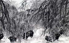 霁雨 刘文孝 当代 136x68