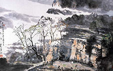 云锁太行 王跃奎 当代 46x68cm 2009年