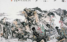 溪山清远 王跃奎 当代 45x68cm 2011年
