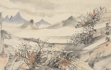 山水人家系列二 程灿 当代 64cm x 45cm 2014年