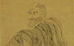 书画高清-罗汉图 刘松年 宋代 代绢2 63.89x127