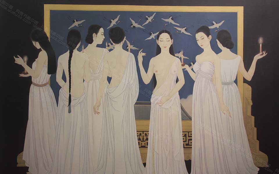 2013天津美院毕业展国画作品093高清