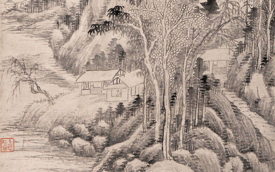 山水高清_王时敏山水高清_山水