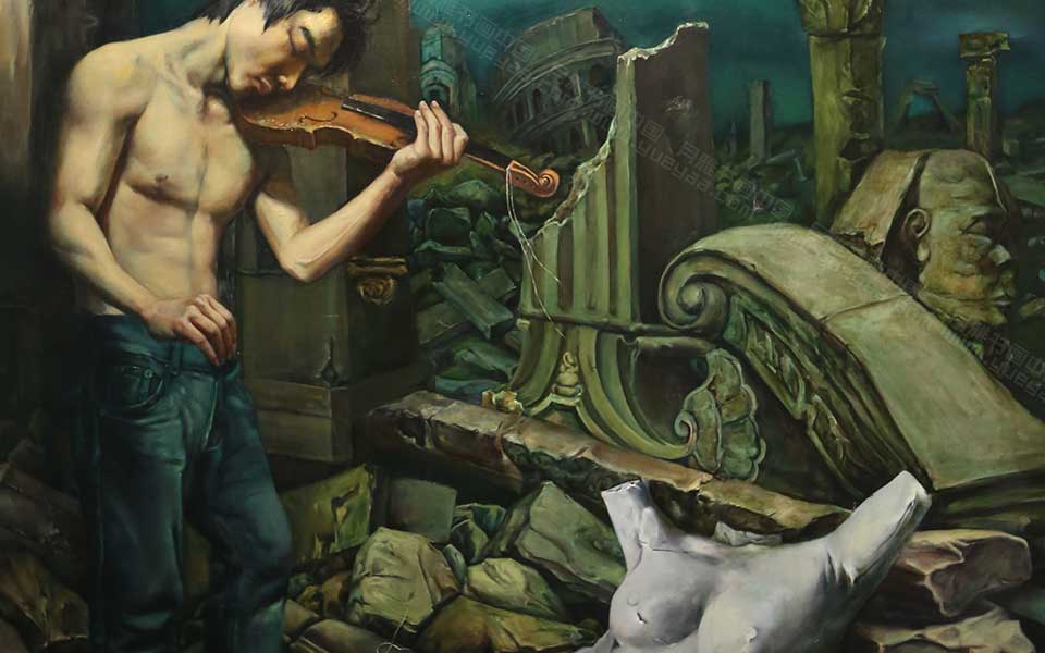 2013天津美院毕业展油画作品014高清
