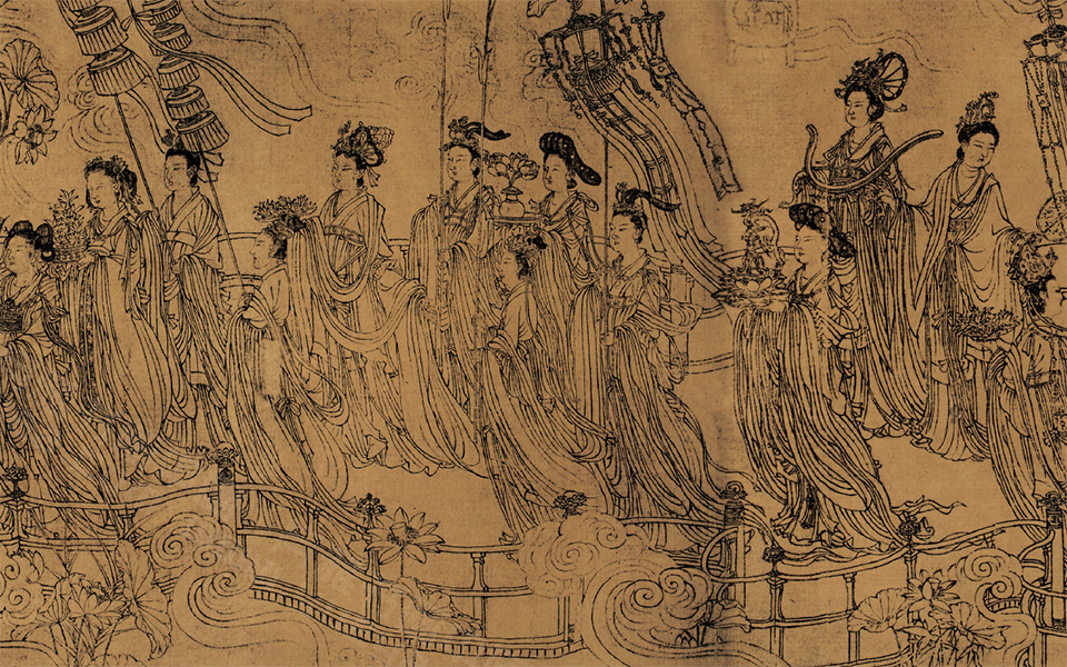 八十七神仙卷高清_佚名八十七神仙卷高清_八十七神仙卷佚名高清_佚名_唐代_绢292×30 