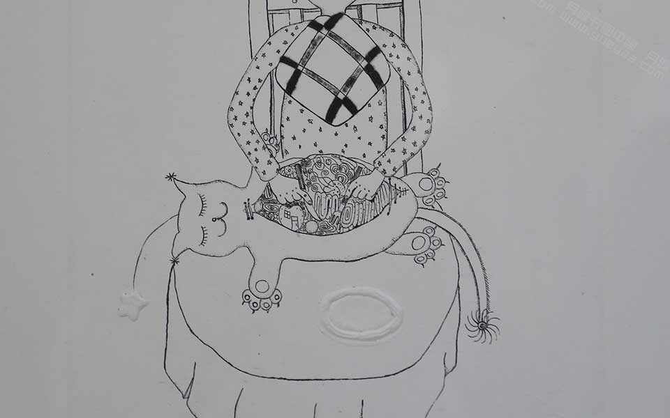 2013天津美院毕业展版画作品077高清
