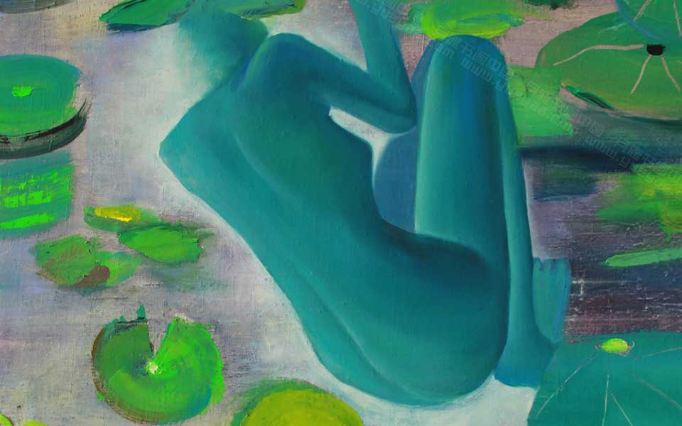 2013哈尔滨师范美术学院毕业展作品 罗可 四季2120x80cm高清