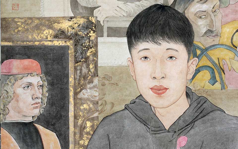 2013哈尔滨师范美术学院毕业展作品 高正达 西游梦170cmX90cm高清