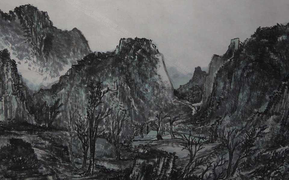 2013天津美院毕业展国画作品187高清