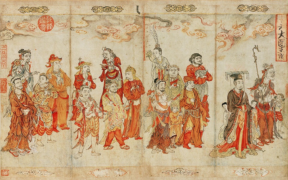 画梵像高清_张胜温画梵像高清_画梵像张胜温高清_张胜温_宋代_画芯B宣