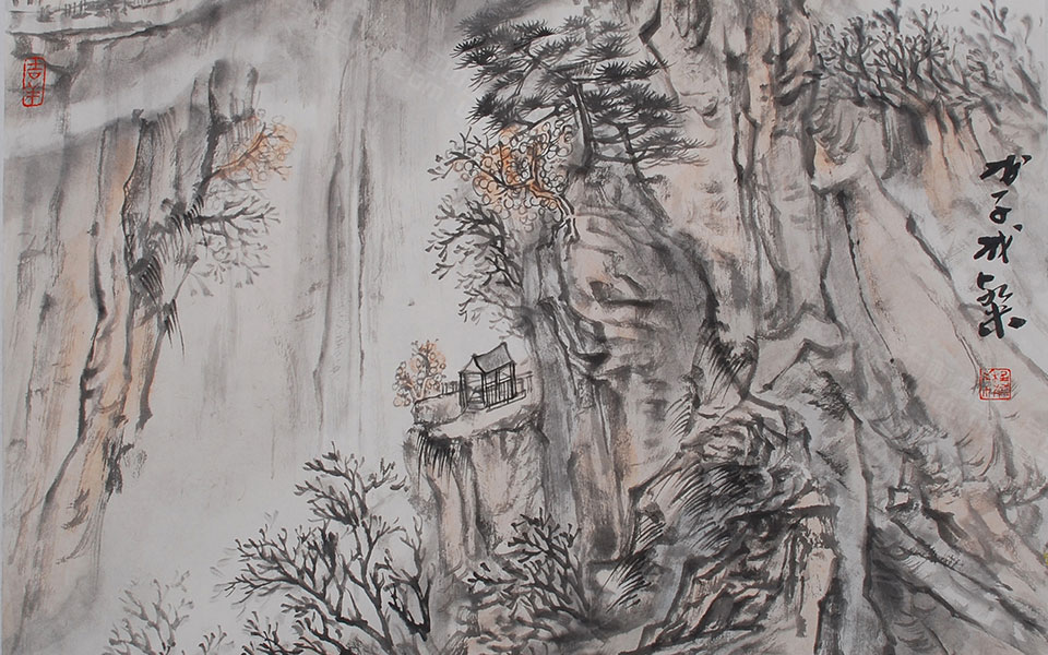 国画作品8高清_国画作品8程灿高清_程灿国画作品8高清_程灿_当代