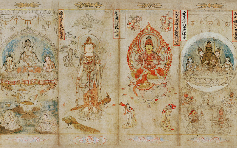 画梵像高清_张胜温画梵像高清_画梵像张胜温高清_张胜温_宋代_画芯07宣副本