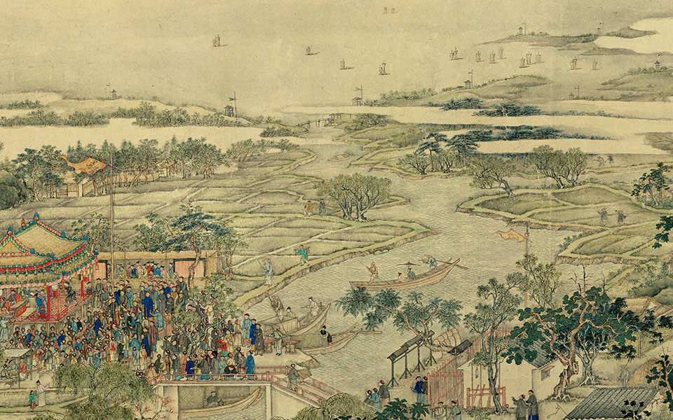 姑苏繁华图卷全图003高清_徐扬姑苏繁华图卷全图003高清_姑苏繁华图卷全图003徐扬高清_徐扬_清代