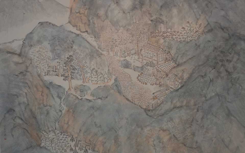 2013中国美院毕业展国画作品高清
