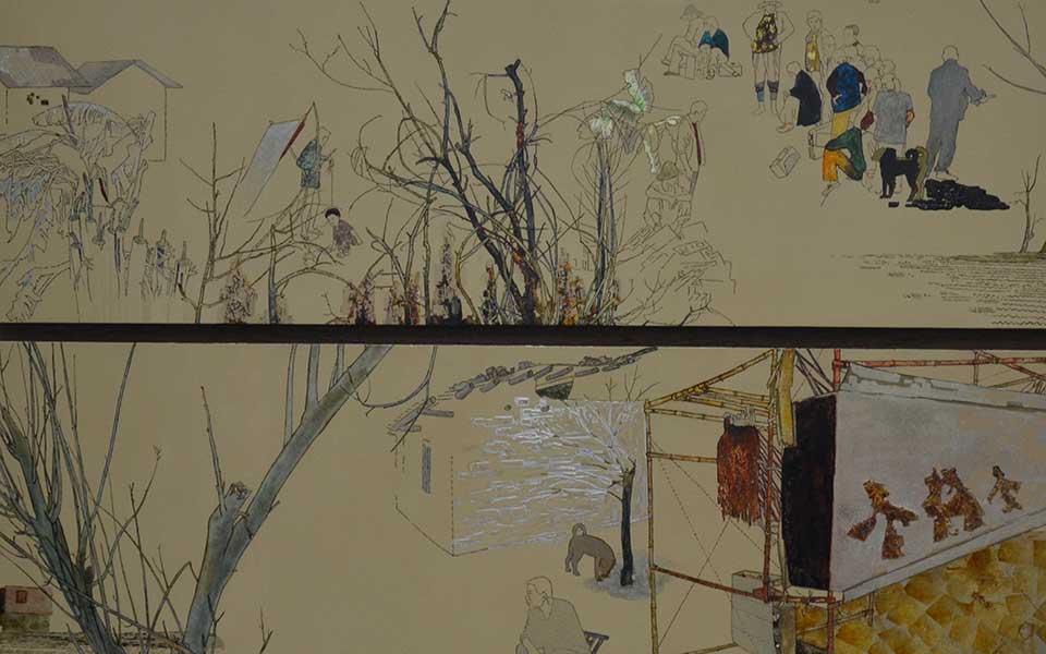 2013中国美院毕业展壁画作品高清