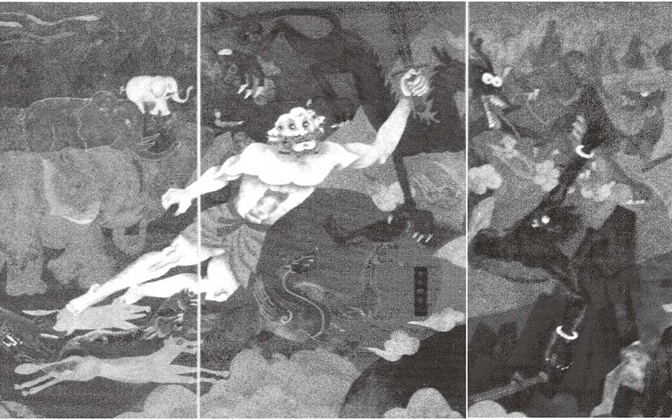 壁画作品4高清_壁画作品4杨晓阳高清_杨晓阳壁画作品4高清_杨晓阳_当代