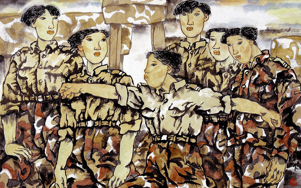 国画作品21高清_国画作品21孔紫高清_孔紫国画作品21高清_孔紫_当代