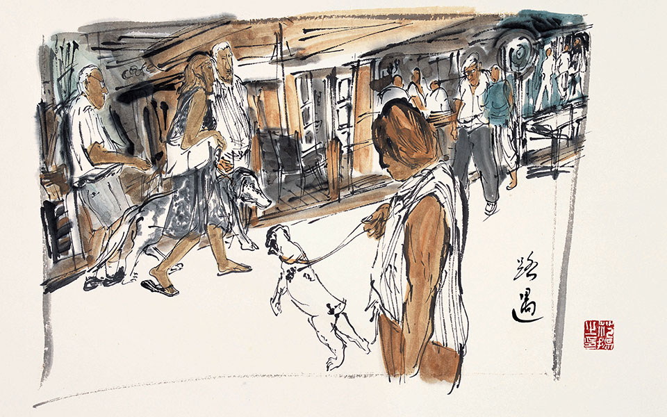路遇高清_路遇范扬高清_范扬路遇高清_范扬_当代